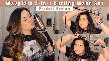 WavyTalk 5-in-1 Curling Wand Set - Product Review!