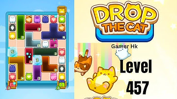 Drop The Cat Level 457 Walkthrough Solution 
