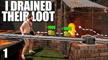 I drained this god rock clans loot on wipe day...