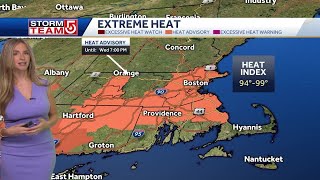 Video: Heat advisory continues after severe storms move through Massachusetts