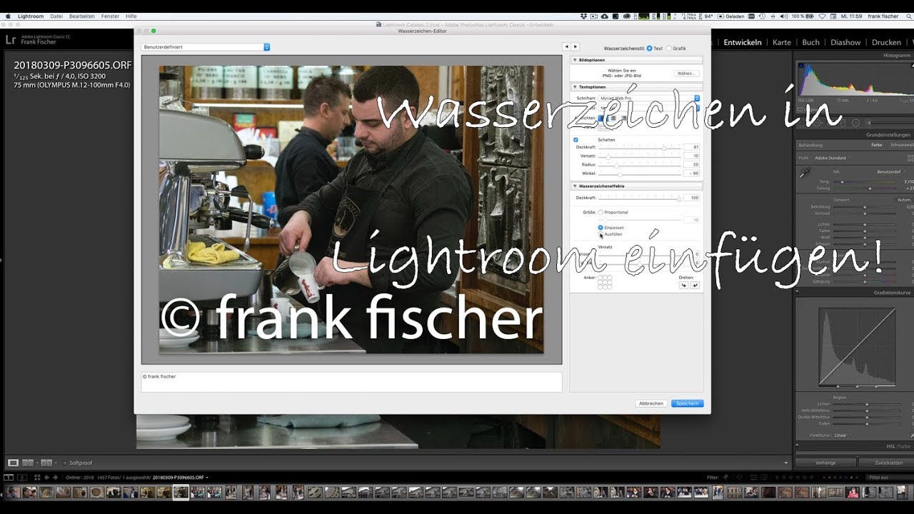 Tutorial Wasserzeichen In Adobe Lightroom Einfugen