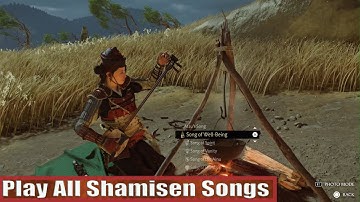 Ghost of Yotei Play All Shamisen Songs
