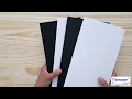 Como utilizar o Papel Pluma (Foamboard) - Spumapaper