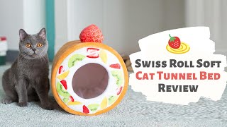 Swiss Roll Soft Cat Tunnel Bed – Sweet and Cute! by Petites Paws 424 views 3 years ago 55 seconds