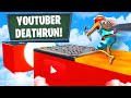 Which YouTuber has the easiest Deathrun level...🤔  (Fortnite Creative Mode)