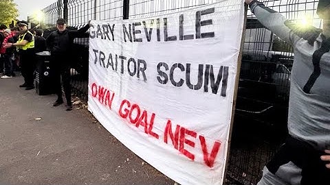 Britain First joins up with local Salford lads to drown Gary Neville in British flags!