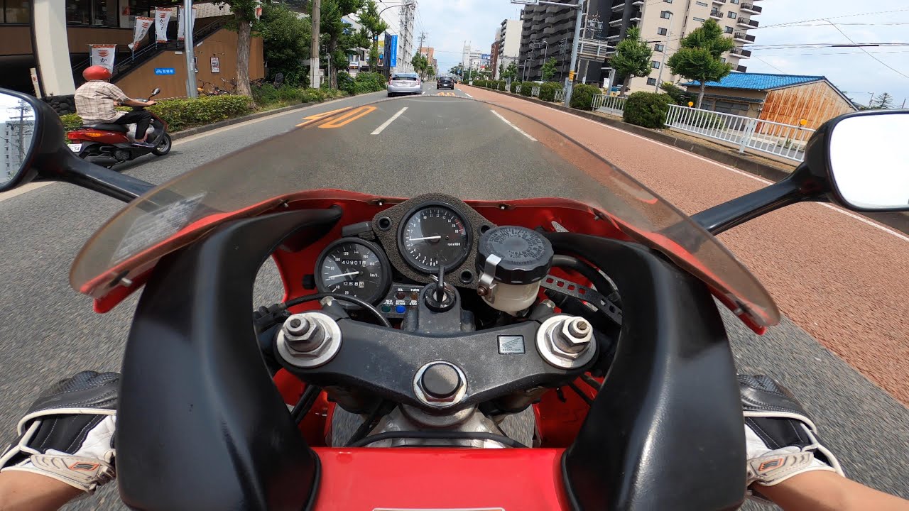 (4K&Perfect V4sound) Daily life with RVF400 NC35 in Japan.