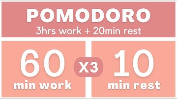 Técnica Pomodoro 60/10 - Pomodoro Timer