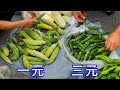 【胖嫂show】剪5斤秋葵，胖嫂早起去摆摊，网友疑惑：你这样卖，还有利润吗？