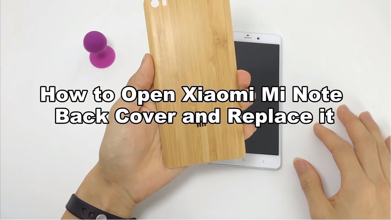 Xiaomi Mi Note - Reemplazando la cubierta posterior