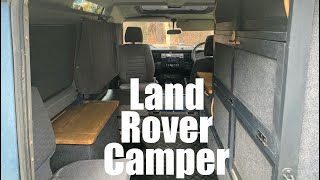 Land Rover Home Build Camper Conversion - Part 2.  Off-Road, Off-Grid Adventure Vehicle.