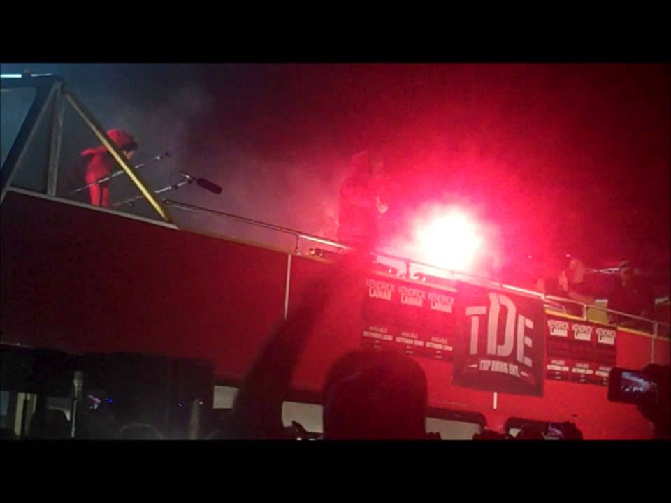 Kendrick Lamar concert outside Staples Center YouTube