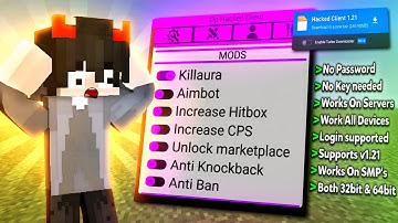 The Most "OP" Hacked Mod Menu Client for MCPE 1.21+