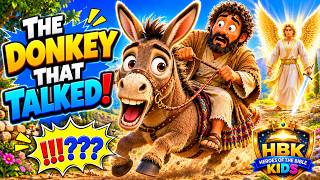 The Donkey That Talked! 🫏✨ | Balaam and the Angel | Bible Story for Kids