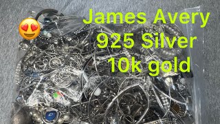 James Avery,925 & 10k .9lbs Goodwill jewelry grab bag / part 2