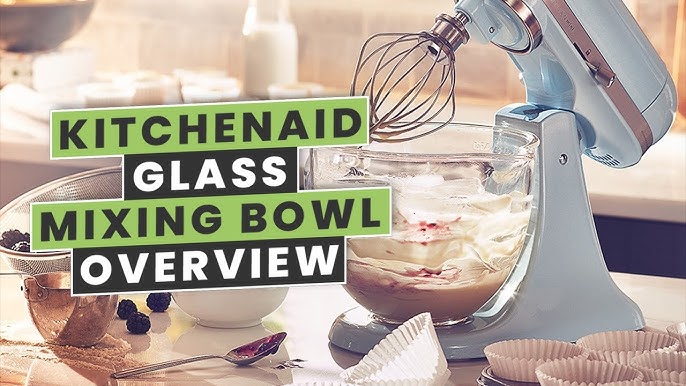 KitchenAid Artisan Design 5-Quart Stand Mixer with Glass Bowl
