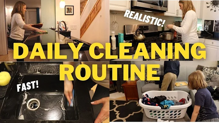 DAY IN THE LIFE of a Full Time Working Mom of 3 - CLEAN WITH ME!