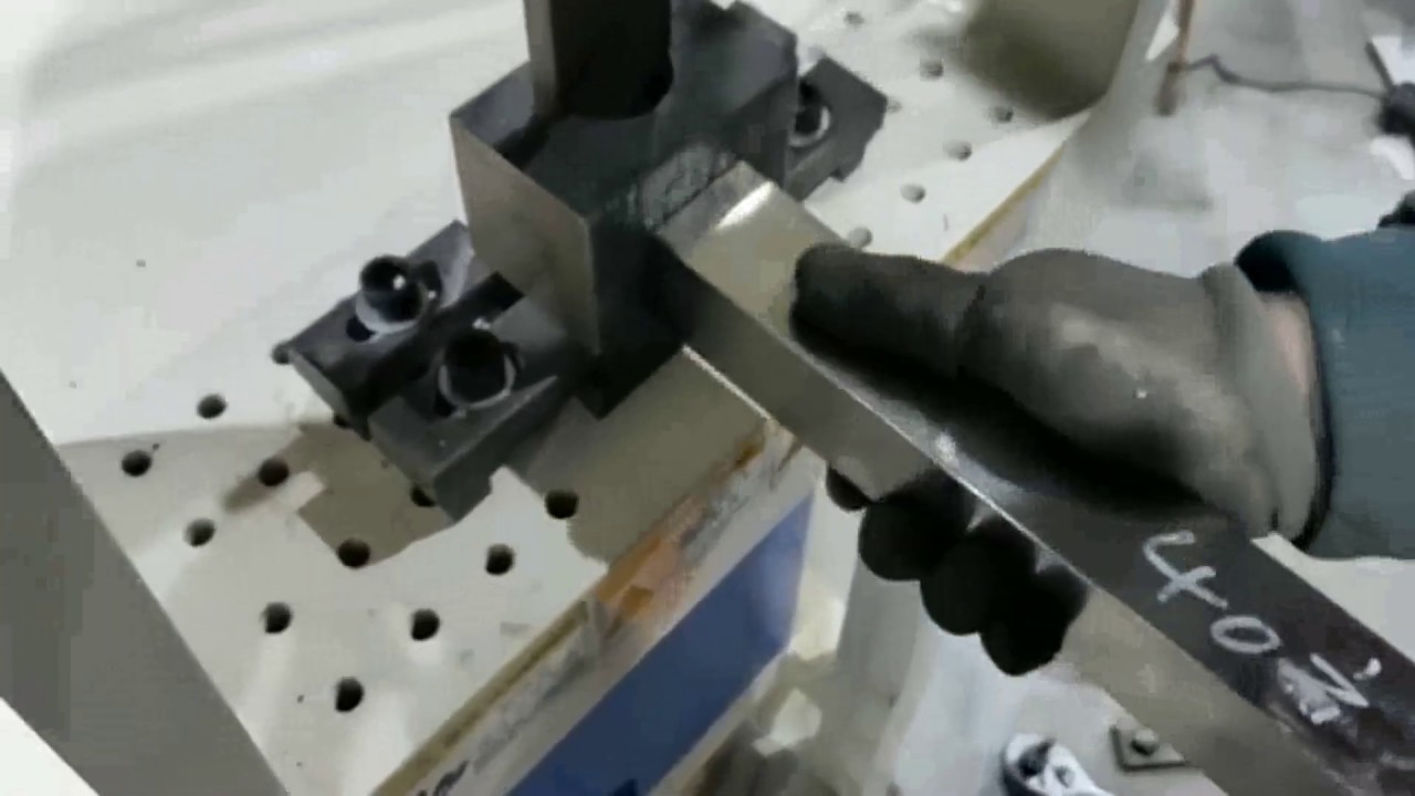 Square Tube End Notching Machine Hydraulic Pipe Notcher - YouTube