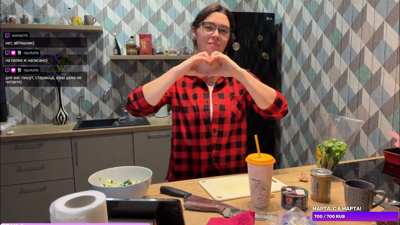 Рулетики из цукини с тунцом, предпраздничный кукинг стрим