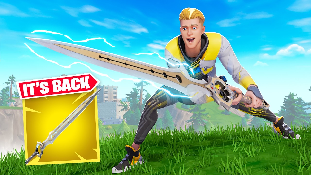 OG Fortnite Unvaulted the INFINITY BLADE!