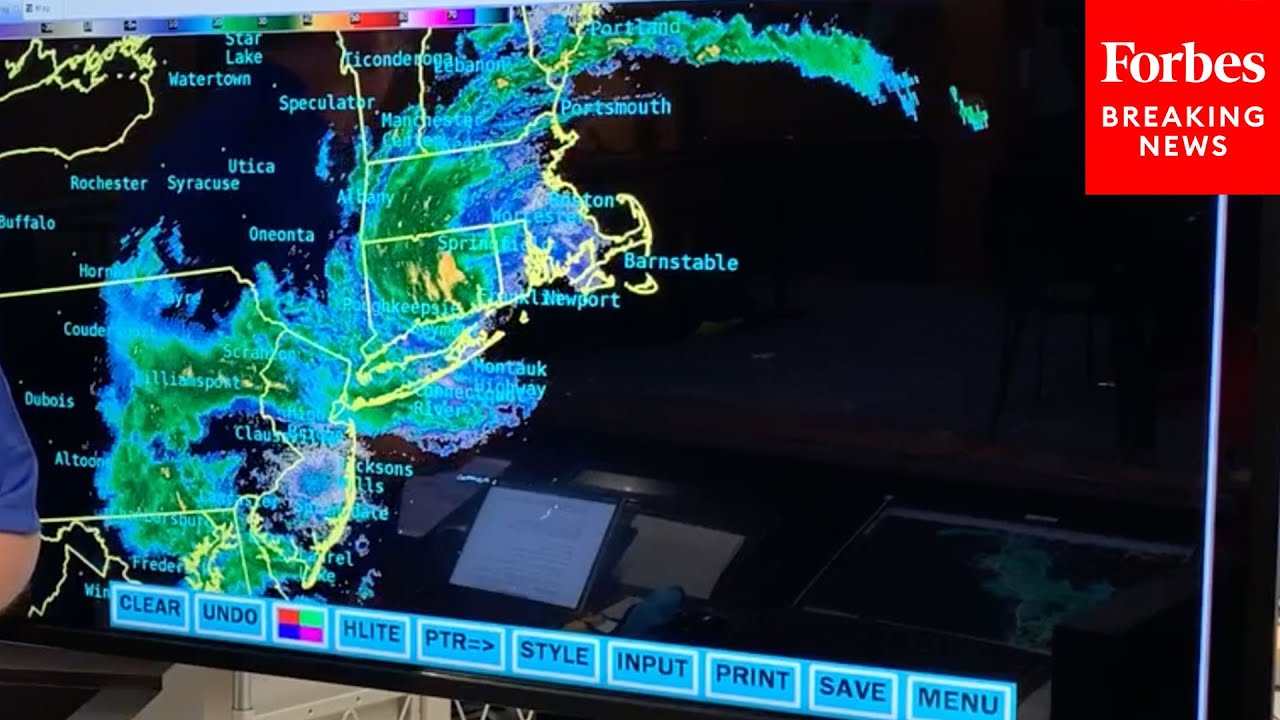 National Hurricane Center Gives Update On Tropical Storm Henri - YouTube