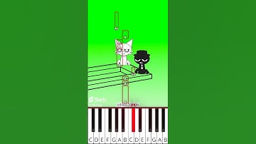 NEW UPDATE 😳How is this possible??? Sprunki Animation #sprunki (@PADLOTOON) - Octave Piano Tutorial