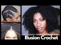 $7 Illusion Crochet - Only 10 Braids & 1 Pack of Hair - Outre Kinky Passion Water Wave 24"