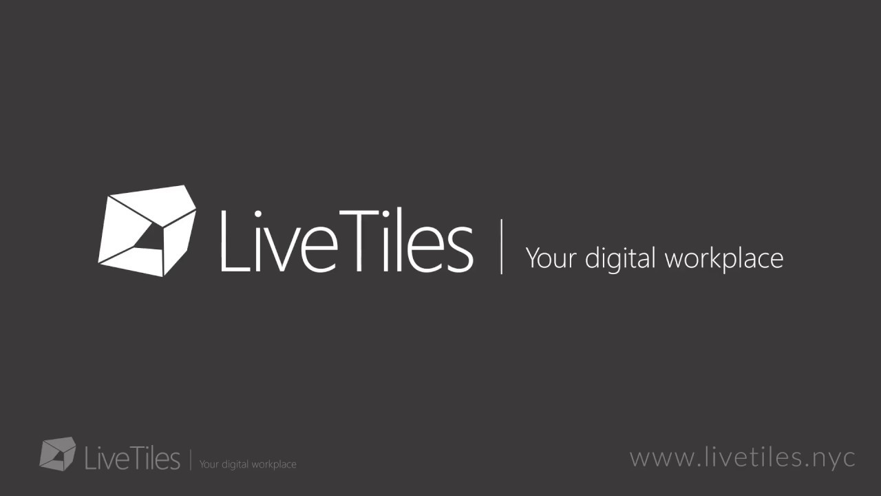 livetiles for modern workplaces youtube live tiles