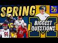 BURNING QUESTIONS for Michigan Spring Practice | Prison Ball in the Big Ten?