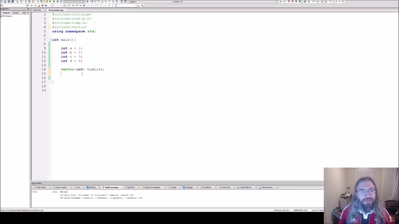 Computer Science 3 4 Intro to Arrays and Vectors Part 2 - YouTube