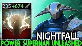 NIGHTFALL [Sven] Power Superman Unleashed Rampage Mode Dota 2