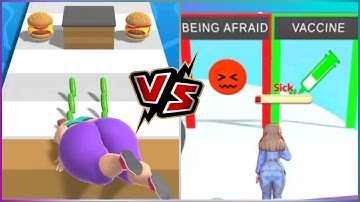 Fat 👶🕴️2 Fit (v/s) Slow 🦥 Run🏃 Healthy | Game Compare | Android iOS Gameplay Walkthrough HD