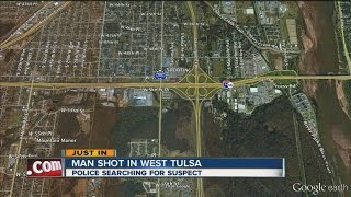 Man shot in west Tulsa, police search for suspect