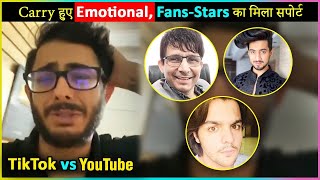 It seems the on going fight between tiktok and has taken a different
angle as carry get emotional his controversial video been deleted from
yo...