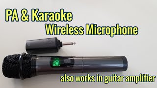 Wireless Microphone from Amazon (ARCHEER UHF Bluetooth Microphone with Rechargeable Receiver)