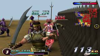Dynasty Warriors 2 - The Yellow Turban Rebellion | Diao Chan (Hard)