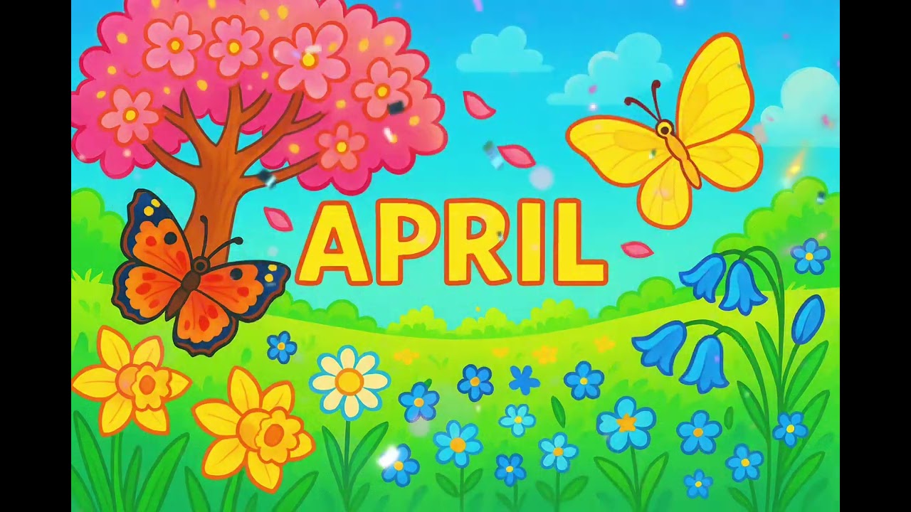 APRIL, APRIL ☀️🌺 – Das lustige Kinderlied zum Mitsingen & Mitbewegen!Perfekt für alle Frühlingstage!