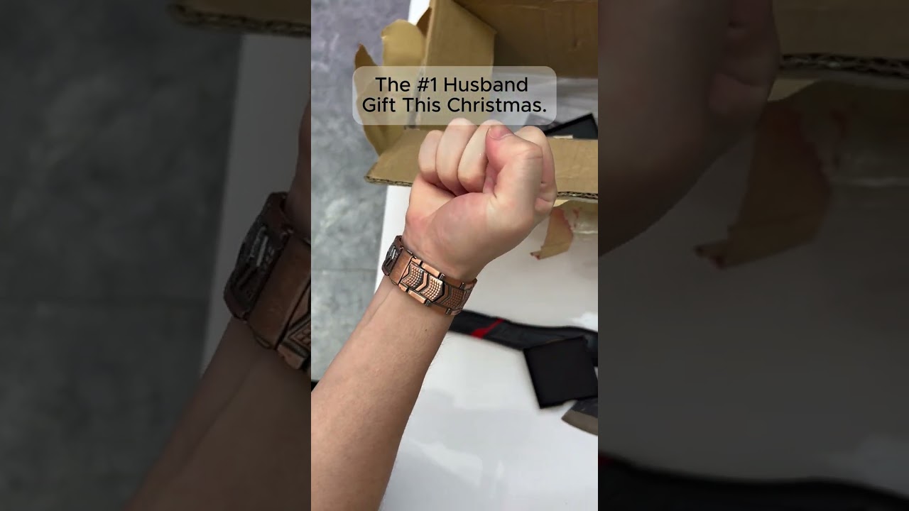 Jecanori Magnetic Copper Bracelet for Men｜3800 Gauss Magnets｜99%  Pure Copper｜ Gift For Men