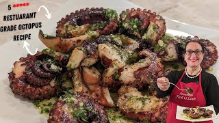 Grilled Octopus with Lemon and Herb Marinade. screenshot 3