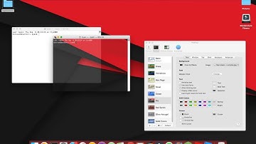 How to change the terminal background on mac os x.