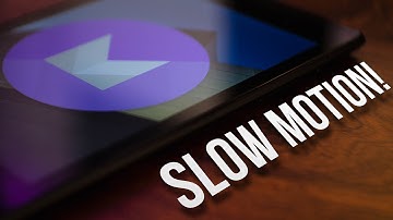 Android Marshmallow in Slow Motion!
