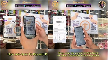 Pay with Pi via QR Code Scan To Pay Feature of Pi Network - Presentation Video
