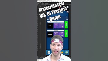 MatterMaster Week 10 - UI Demo - Island Studios #mobilegamedev #challenge #android #unity #learning