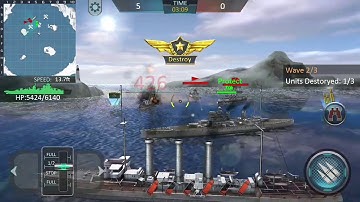 Destory all the Ship | Warship Attack 3D Gaming Video mission