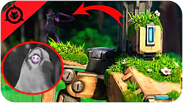 СОМБРА АКТИВИРОВАЛА БАСТИОНА В OVERWATCH И НЕОБЫЧНАЯ ПТИЦА - ТЕОРИИ (ОВЕРВОТЧ)
