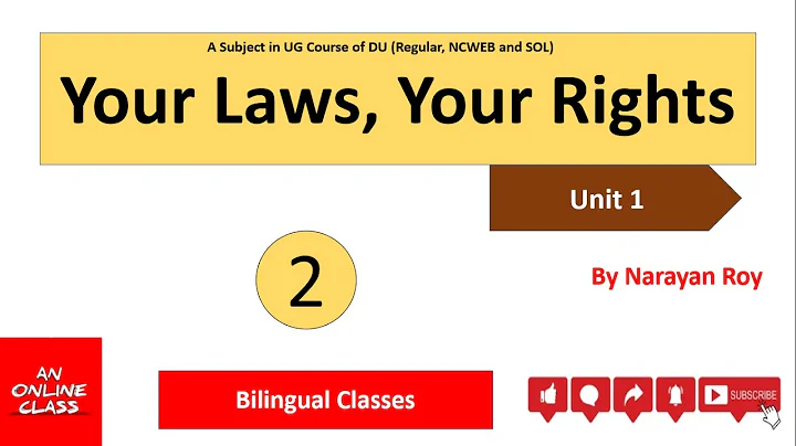Class II;  Unit 1: - Rule of law and the Criminal ...