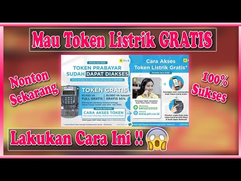 Cara Mendapatkan Token listrik GRATIS Dijamin 100% Sukses