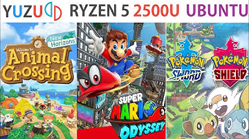 Yuzu OpenGL - 3 Games Tested On Linux - Ryzen 5 2500U - Vivobook 15 X505za