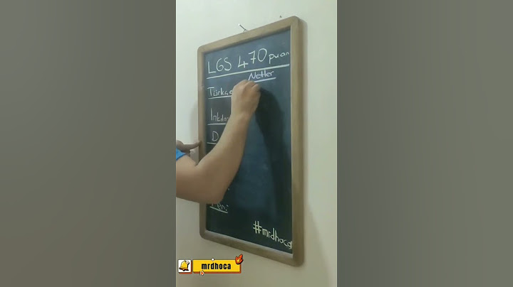 LGS 470 puan Almak ?