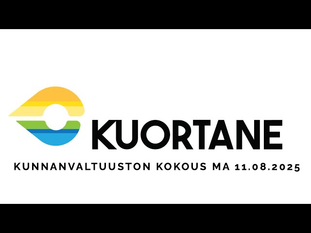 Kuortaneen kunnanvaltuuston kokous 11.08.2025